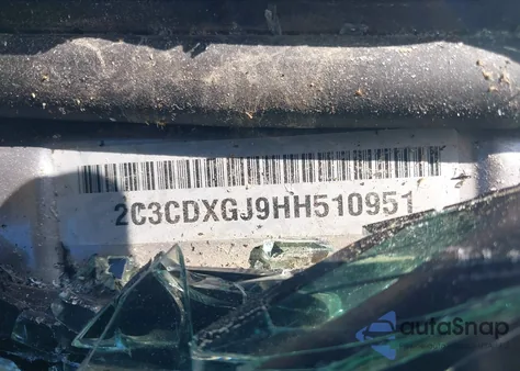 2017 Dodge Charger R/T Scat Pack Rwd z USA, uszkodzony, nr VIN 2C3CDXGJ9HH510951